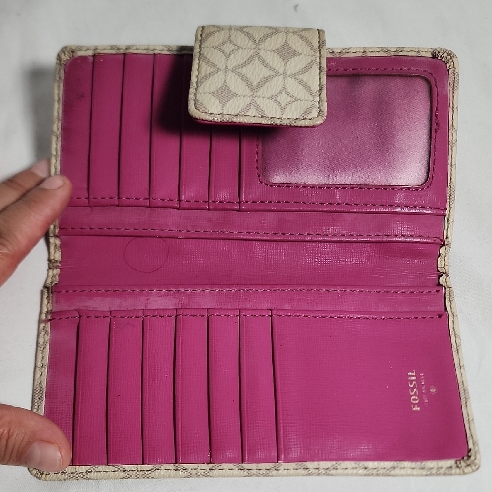 Chic Geometric Pattern Wallet - Picture 4 of 9